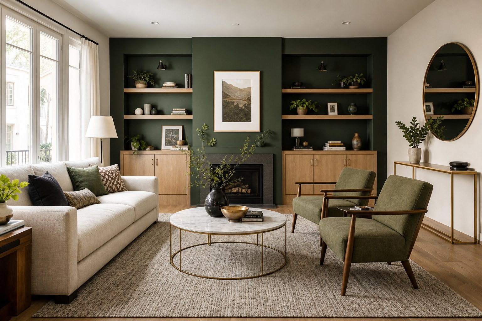 Interior design trends 2026 warm minimalism living room